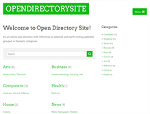 Tablet Screenshot of opendirectorysite.org